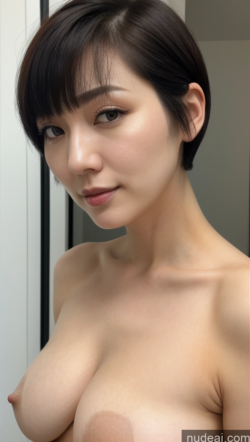 related ai porn images free for Woman One Perfect Boobs Beautiful Fairer Skin 30s Black Hair Short Hair Korean Close-up View Detailed Simple