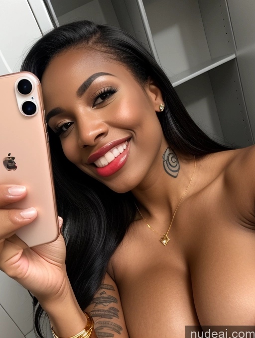 related ai porn images free for Woman One Huge Boobs Lipstick Tattoos 20s Happy Black Hair Long Hair African Mirror Selfie Locker Room Front View Blowjob Nude Gold Jewelry Bright Lighting