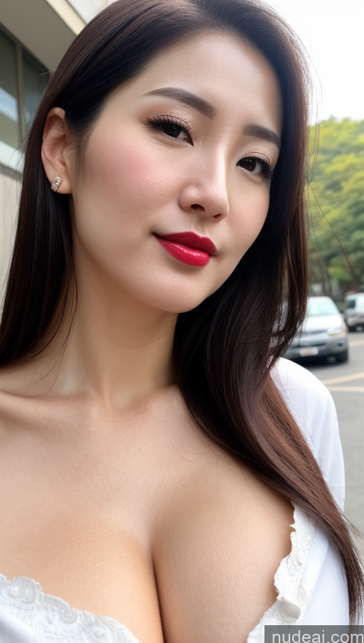 related ai porn images free for Woman One Huge Boobs Beautiful Lipstick Fairer Skin 30s Slicked Korean Close-up View Black Hair Casual Traditional