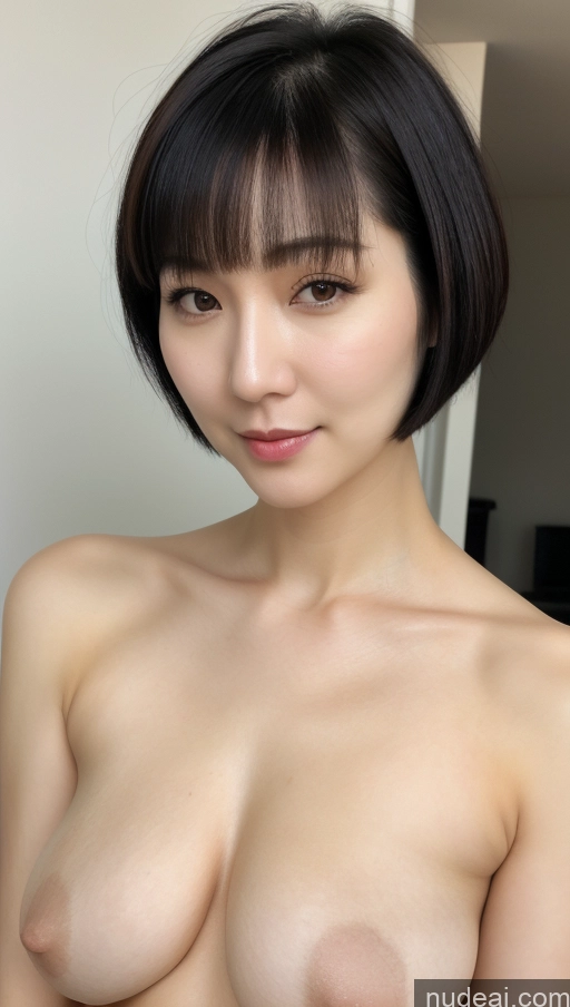 related ai porn images free for Woman One Perfect Boobs Beautiful Fairer Skin 30s Black Hair Short Hair Korean Close-up View Simple Detailed