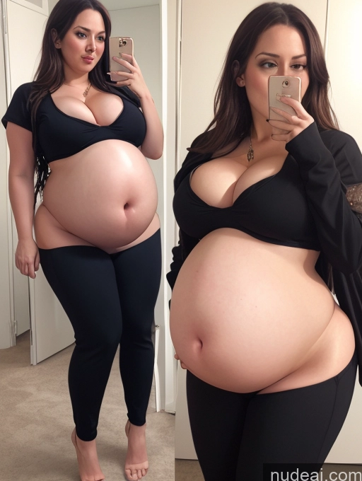 related ai porn images free for Woman One Busty Big Ass Chubby Big Hips Long Hair Fairer Skin 30s Seductive Brunette White Film Photo Changing Room Cosplay Yoga Pants Cleavage Detailed Pregnant Belly Inflation, Cuminflation, Overeating