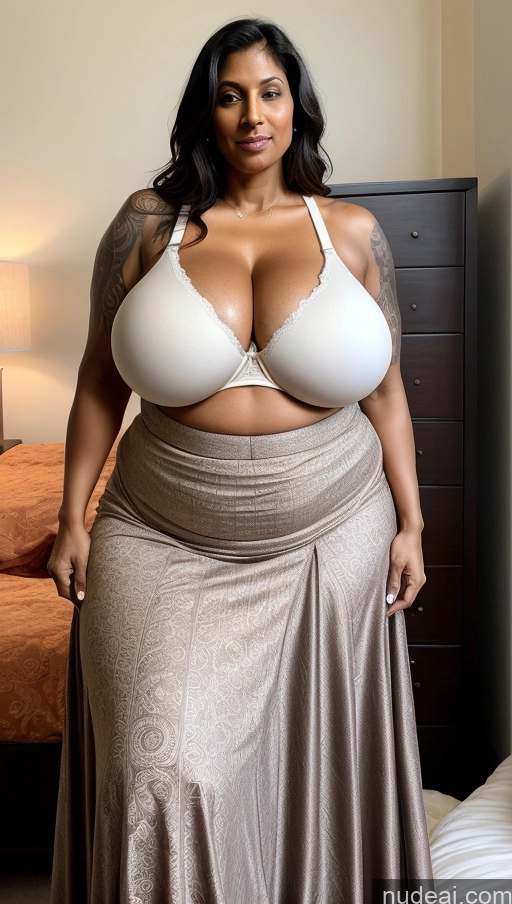 related ai porn images free for Milf Beautiful Tattoos Big Ass Tall Dark Skin Sexy Face Indian Bedroom Big Hips Huge Boobs Busty Muscular Abs T-pose Thick Ginger Front View Seductive Long Skirt Bra 40s