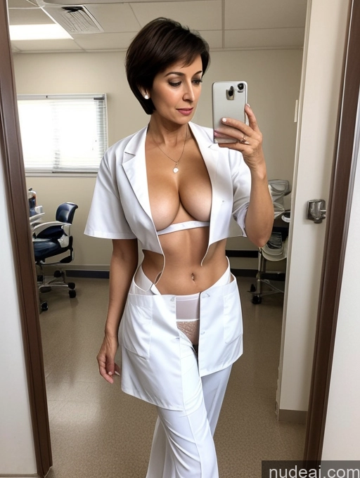 related ai porn images free for Milf Two Perfect Boobs Beautiful Perfect Body Short Hair 70s Arabic Hospital Nude Bra Doctor Lab Coat Stylish Cleavage Partially Nude Detailed Sexy Face