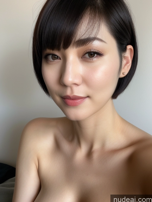 related ai porn images free for Woman One Perfect Boobs Beautiful Fairer Skin 30s Black Hair Short Hair Korean Close-up View Simple Detailed