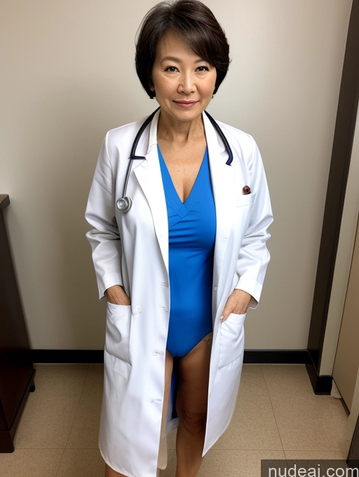 related ai porn images free for Milf Two Perfect Boobs Beautiful Perfect Body Short Hair 70s Chinese Hospital Nude Bra Doctor Lab Coat Stylish Cleavage Partially Nude Dark Lighting Detailed Sexy Face