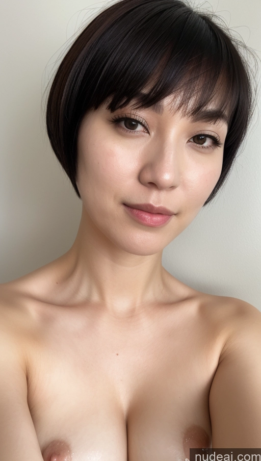 related ai porn images free for One Beautiful Fairer Skin 30s Black Hair Close-up View Detailed Woman Korean Short Hair Simple Small Tits Cumshot