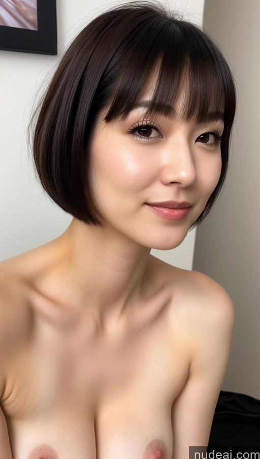 related ai porn images free for One Beautiful Fairer Skin 30s Black Hair Close-up View Detailed Woman Korean Short Hair Small Tits Cumshot