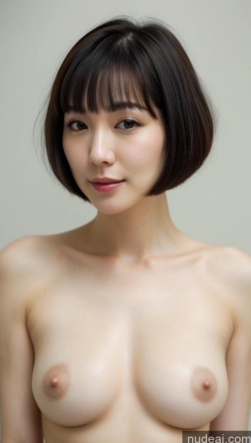 related ai porn images free for One Beautiful Fairer Skin 30s Black Hair Close-up View Detailed Woman Korean Short Hair Small Tits