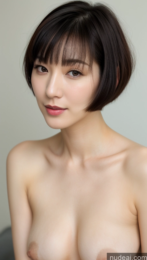 related ai porn images free for Woman One Small Tits Beautiful Fairer Skin 30s Black Hair Short Hair Korean Close-up View Detailed