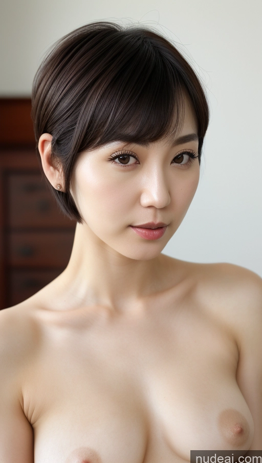 related ai porn images free for Woman One Small Tits Beautiful Fairer Skin 30s Black Hair Short Hair Korean Close-up View Detailed