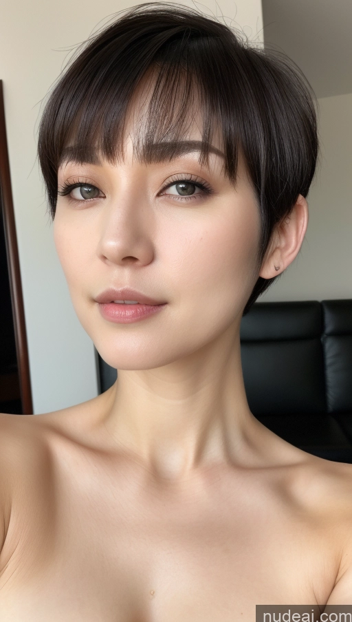 related ai porn images free for Woman One Small Tits Beautiful Fairer Skin 30s Black Hair Short Hair Korean Close-up View Detailed