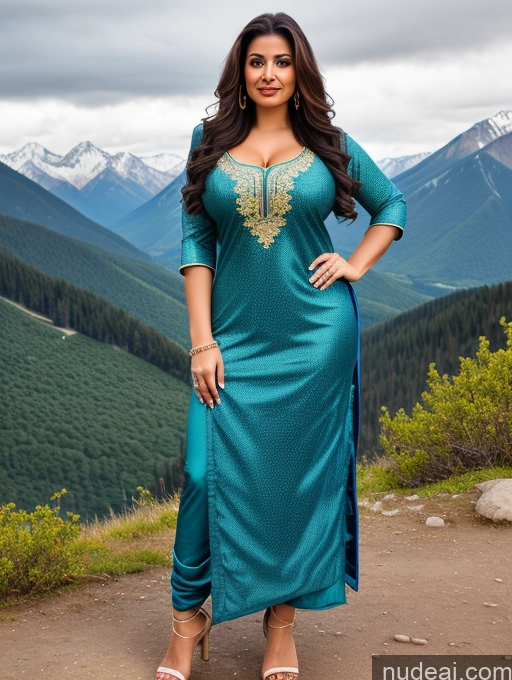 related ai porn images free for Woman Busty Beautiful Perfect Body Mountains Salwar Bright Lighting Dark Lighting Detailed