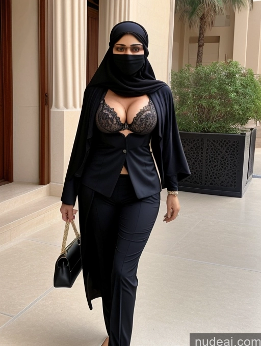 related ai porn images free for Milf Perfect Boobs Perfect Body Beautiful Arabic Bra Suit Niqab Professor Stylish Cleavage Detailed