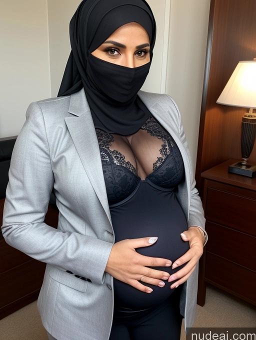 related ai porn images free for Milf Perfect Boobs Beautiful Perfect Body Arabic Bra Niqab Professor Stylish Suit Cleavage Detailed Pregnant