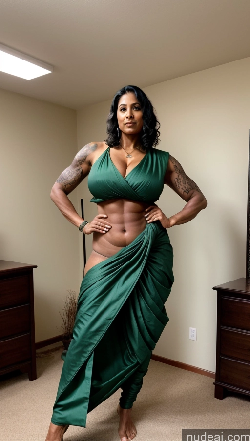 related ai porn images free for Milf Huge Boobs Beautiful Tattoos Muscular Big Ass Abs Thick Tall Dark Skin Seductive Bedroom T-pose Sexy Face Sari 50s Front View Green Hair