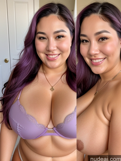 related ai porn images free for Model Busty Beautiful Thick Chubby Fat 30s Happy Filipina Cleavage Jewelry Purple Hair Close-up View Long Hair Thong Onoff