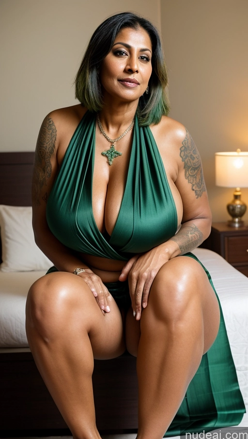 related ai porn images free for Milf Huge Boobs Beautiful Tattoos Muscular Big Ass Thick Tall Dark Skin Seductive Sexy Face Long Legs Indian Close-up View 60s T-pose Bedroom Sari Fat Green Hair