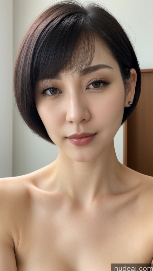 related ai porn images free for Woman One Small Tits Beautiful Fairer Skin 30s Black Hair Short Hair Korean Close-up View Detailed