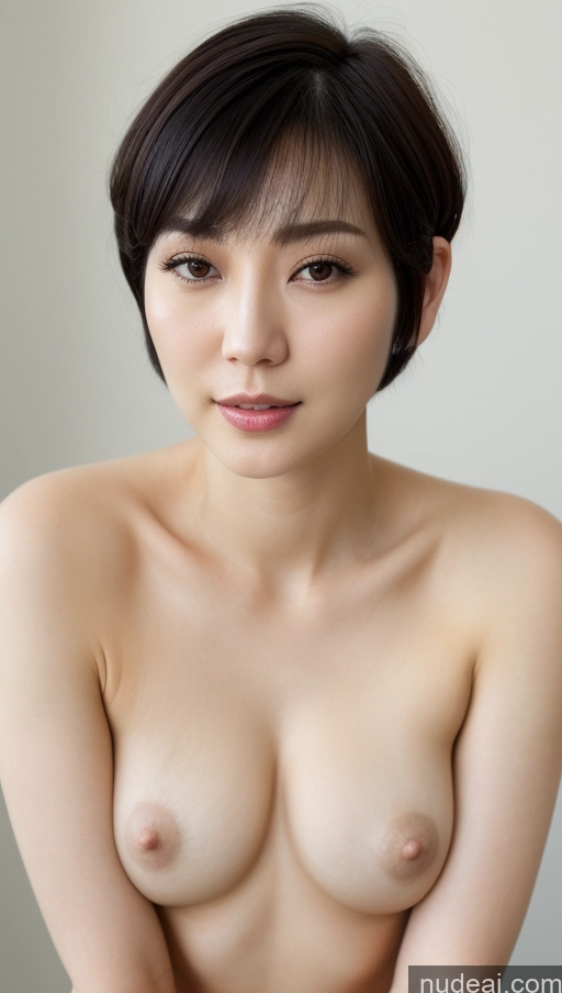 related ai porn images free for Woman One Small Tits Beautiful Fairer Skin 30s Black Hair Short Hair Korean Close-up View Detailed