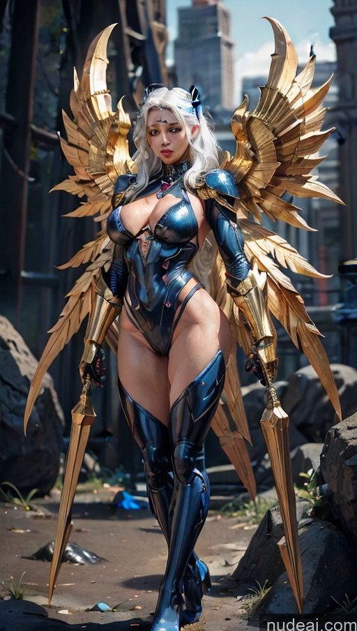 related ai porn images free for Bodybuilder Several Busty Muscular Abs Egyptian Fantasy Armor Black Cat Powering Up Dynamic View Gold Jewelry Surrealist Has Wings Superhero Mech Suit Sci-fi Armor