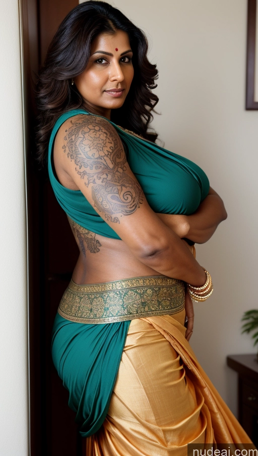 related ai porn images free for Milf Huge Boobs Beautiful Tattoos Muscular Big Ass Thick Tall Dark Skin 50s Seductive Indian Close-up View Sexy Face Brunette Fat Bedroom Blouse Sari T-pose