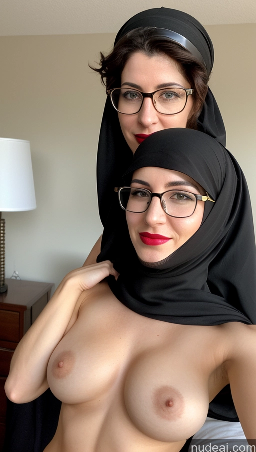 related ai porn images free for Woman Lipstick Abs 20s Black Hair Front View Glasses Two Messy Niqab Fairer Skin Perfect Boobs