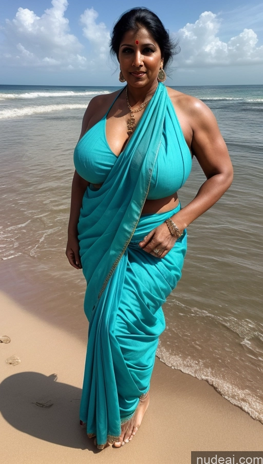 related ai porn images free for Milf Huge Boobs Beautiful Tattoos Muscular Big Ass Thick Fat Tall Dark Skin Seductive Indian Sexy Face Blouse Sari 50s Beach Black Hair T-pose Front View