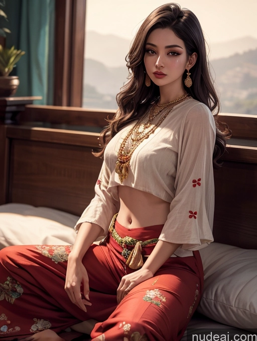 Woman Kathmandu Blouse Harem Pants