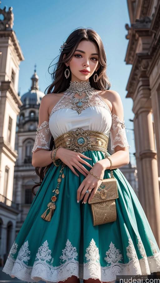 Woman Dress Detailed Mexico City