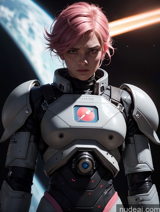 related ai porn images free for Dark Lighting Pilot Space Suit Dynamic View Science Fiction Style Sci-fi Armor Muscular Abs Thick Tall Perfect Body Cyborg Dark Skin Tanned Skin Jumping Alternative Jewelry 18 Japanese Angry Pink Hair Pixie