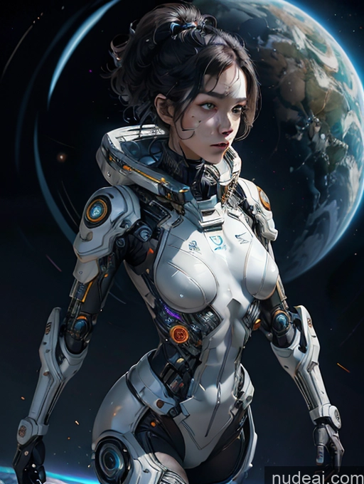 related ai porn images free for Dark Lighting Pilot Space Suit Dynamic View Sci-fi Armor Jumping 18 Skinny Small Tits Korean Made Of Fractals Cyborg Black Hair Bobcut