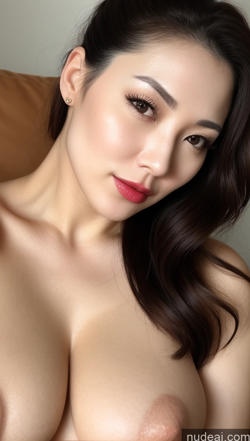 related ai porn images free for Woman One Busty Perfect Boobs Beautiful Lipstick Fairer Skin 30s Black Hair Hair Bun Korean Close-up View Detailed