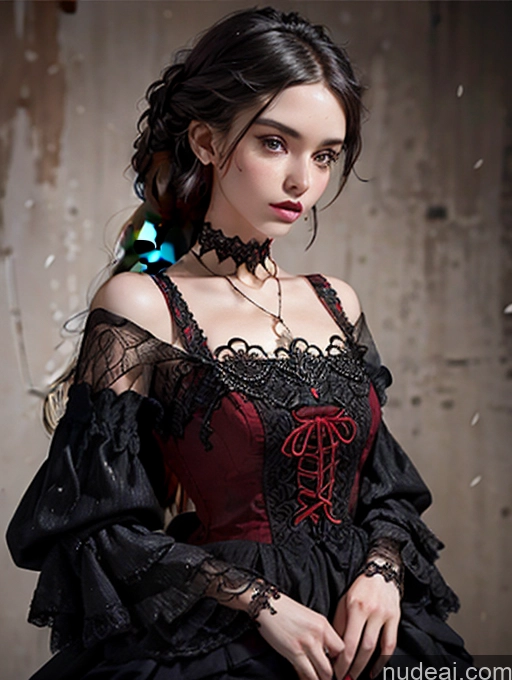 related ai porn images free for Small Tits Skinny Perfect Body Beautiful 18 Serious Black Hair Braided Vintage Victorian Modern Victorian Fashion Dress Ghotic Style V1 Fairer Skin British