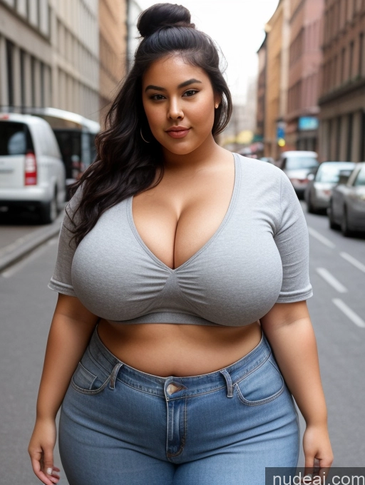 related ai porn images free for Busty Huge Boobs Perfect Boobs Big Ass Thick Chubby Fat Big Hips Short Tanned Skin 18 Hair Bun Black Hair Asian Street Jeans Crop Top