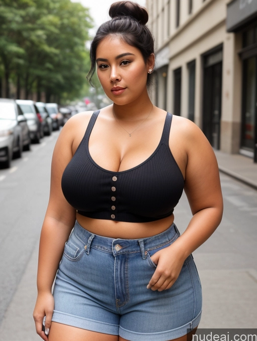 related ai porn images free for Busty Perfect Boobs Big Ass Thick Chubby Fat Big Hips Short Tanned Skin 18 Hair Bun Black Hair Asian Street Jeans Crop Top