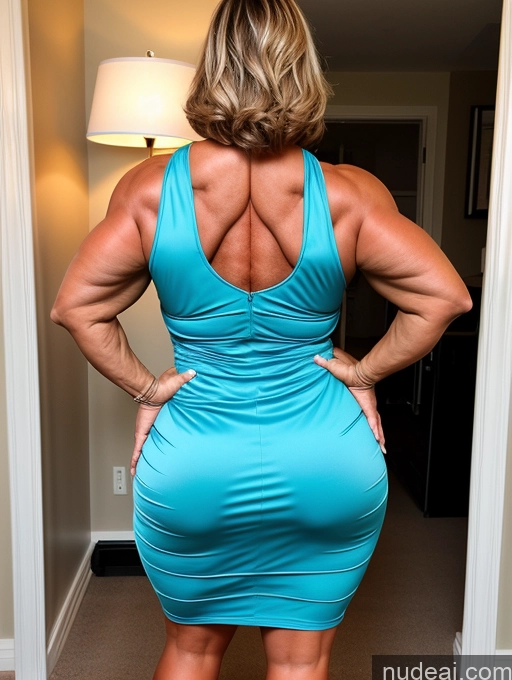 related ai porn images free for Milf Chubby Thick Muscular Back View Big Ass Dress High Heels Spreading Legs