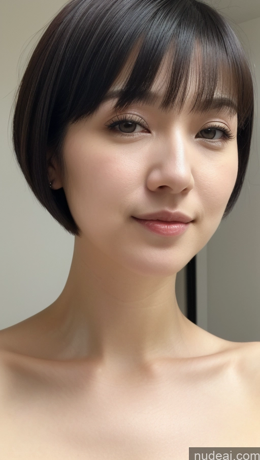 related ai porn images free for Woman One Small Tits Beautiful Fairer Skin 30s Black Hair Short Hair Korean Close-up View Detailed