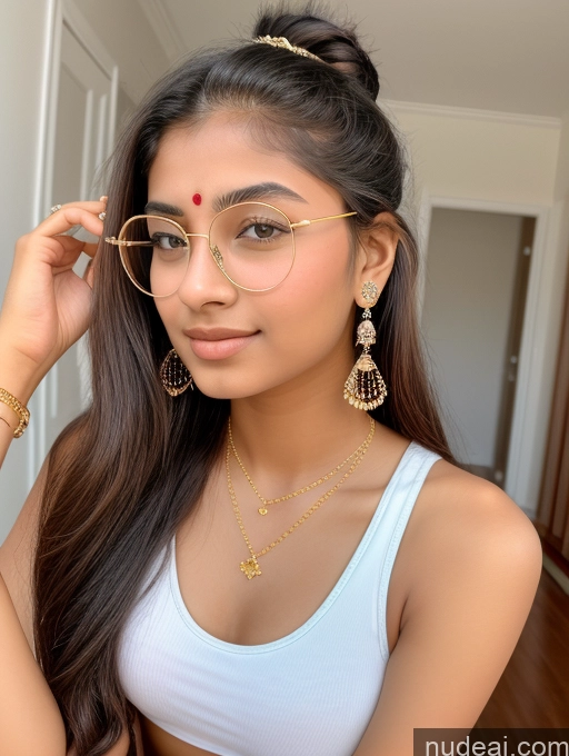 related ai porn images free for Sorority Beautiful 18 Ponytail Diamond Jewelry Gold Jewelry Jewelry Thin Round Glasses Indian Tank Top