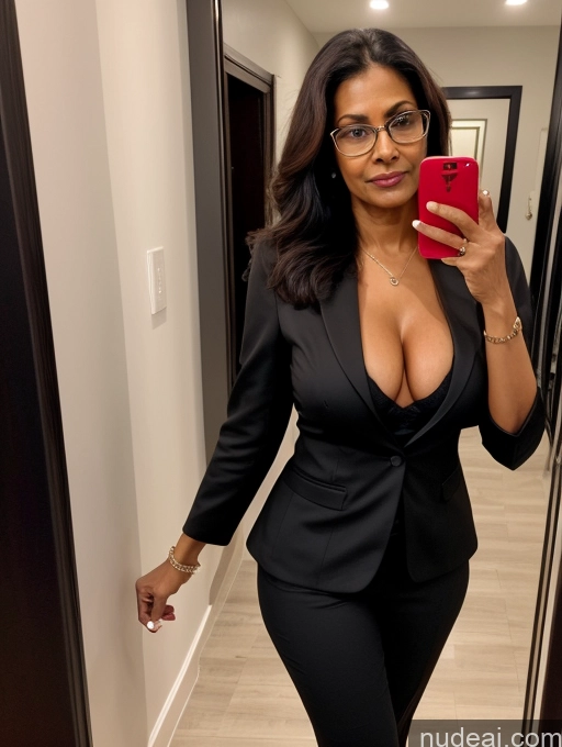 related ai porn images free for Milf Perfect Boobs Beautiful Glasses Perfect Body 50s Mirror Selfie Party Blouse Bra Jacket Suit Cleavage Dark Lighting Detailed Dark Skin Indian Professor