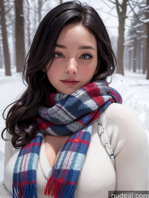 related ai porn images free for Woman One 30s Detailed Snow Scarf Sweater Cleavage German Fat