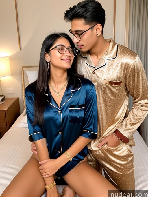 related ai porn images free for Woman + Man Two 18 Ponytail Indian Diamond Jewelry Gold Jewelry Jewelry Simple Thin Round Glasses Pajamas STRADDLING