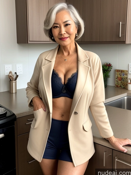 related ai porn images free for Milf Perfect Boobs Beautiful Perfect Body 70s Pixie Chinese Kitchen Bra Casual Jacket Professor Stylish Suit Cleavage Detailed Sexy Face