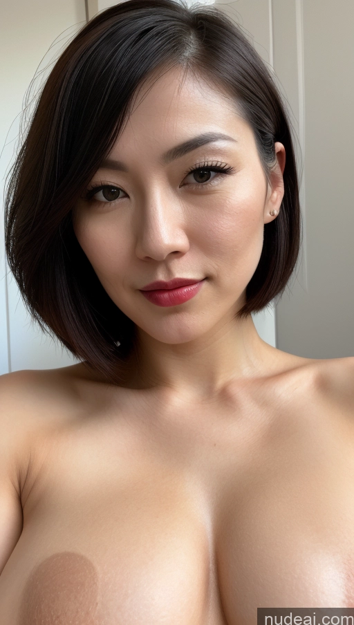 related ai porn images free for Woman One Beautiful Lipstick Fairer Skin 30s Black Hair Skin Detail (beta) Detailed Japanese Huge Boobs Close-up View Bobcut