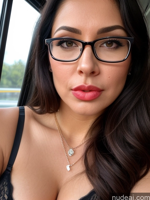 related ai porn images free for Woman One Perfect Boobs Beautiful Glasses Lipstick Fairer Skin Perfect Body Short 40s Pouting Lips Black Hair Long Hair Latina Bus Front View Blowjob Bra Jewelry