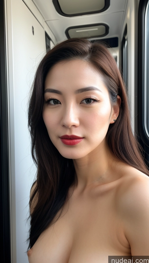 related ai porn images free for Woman One Small Tits Beautiful Lipstick Fairer Skin 30s Black Hair Slicked Korean Close-up View Train Skin Detail (beta)