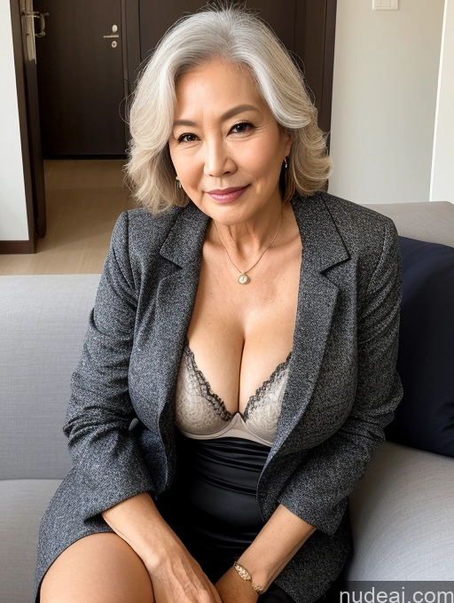 related ai porn images free for Milf Perfect Boobs Beautiful Perfect Body 70s Korean Couch Bra Casual Jacket Professor Stylish Suit Cleavage Detailed Sexy Face