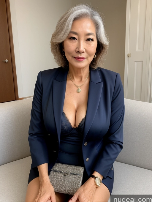 related ai porn images free for Milf Perfect Boobs Beautiful Perfect Body 70s Korean Couch Bra Casual Jacket Professor Stylish Suit Cleavage Detailed Sexy Face