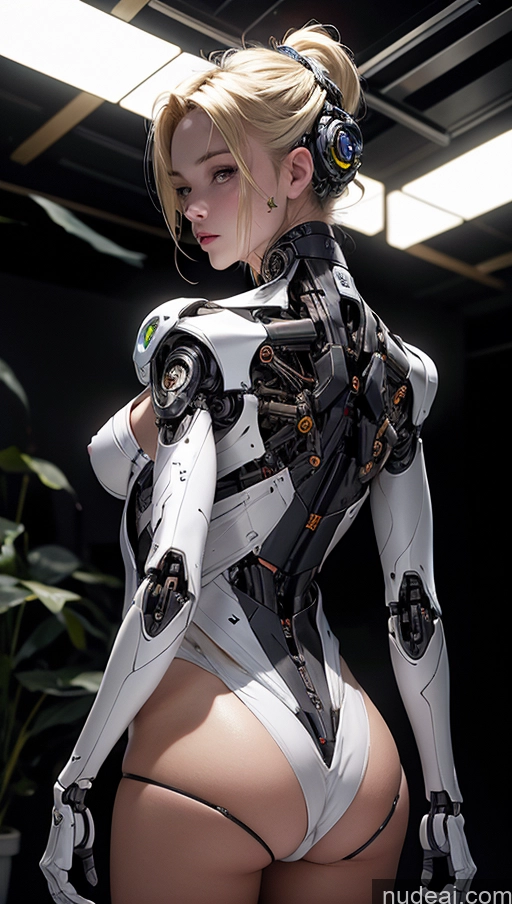 related ai porn images free for Dark Lighting Jewelry Partially Nude Futuristicbot V2 Maid 18 Serious Sexy Face Cyberpunk Cyborg Working Out Stylish Dress Blonde Onsen