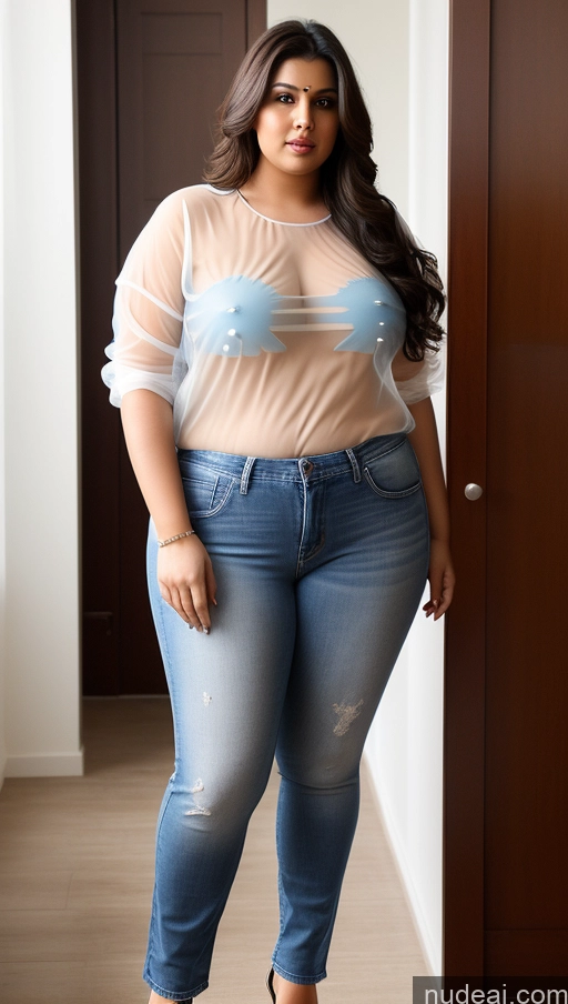 related ai porn images free for Model Beautiful Fat 30s Brunette Indian Shirt Jeans Transparent