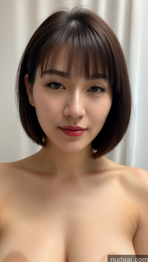 related ai porn images free for Woman One Beautiful Lipstick Fairer Skin Close-up View 30s Black Hair Bobcut Simple Skin Detail (beta) Busty Perfect Boobs Korean